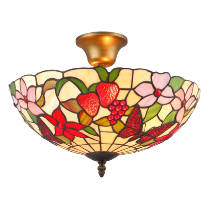 BALI Tiffany Plafond. Diam 40cm