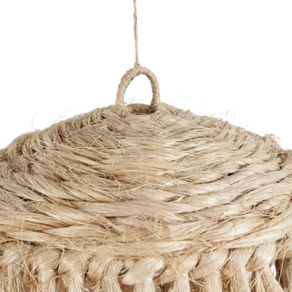 THE ABACA JELLY FISH PENDANT - Natural L