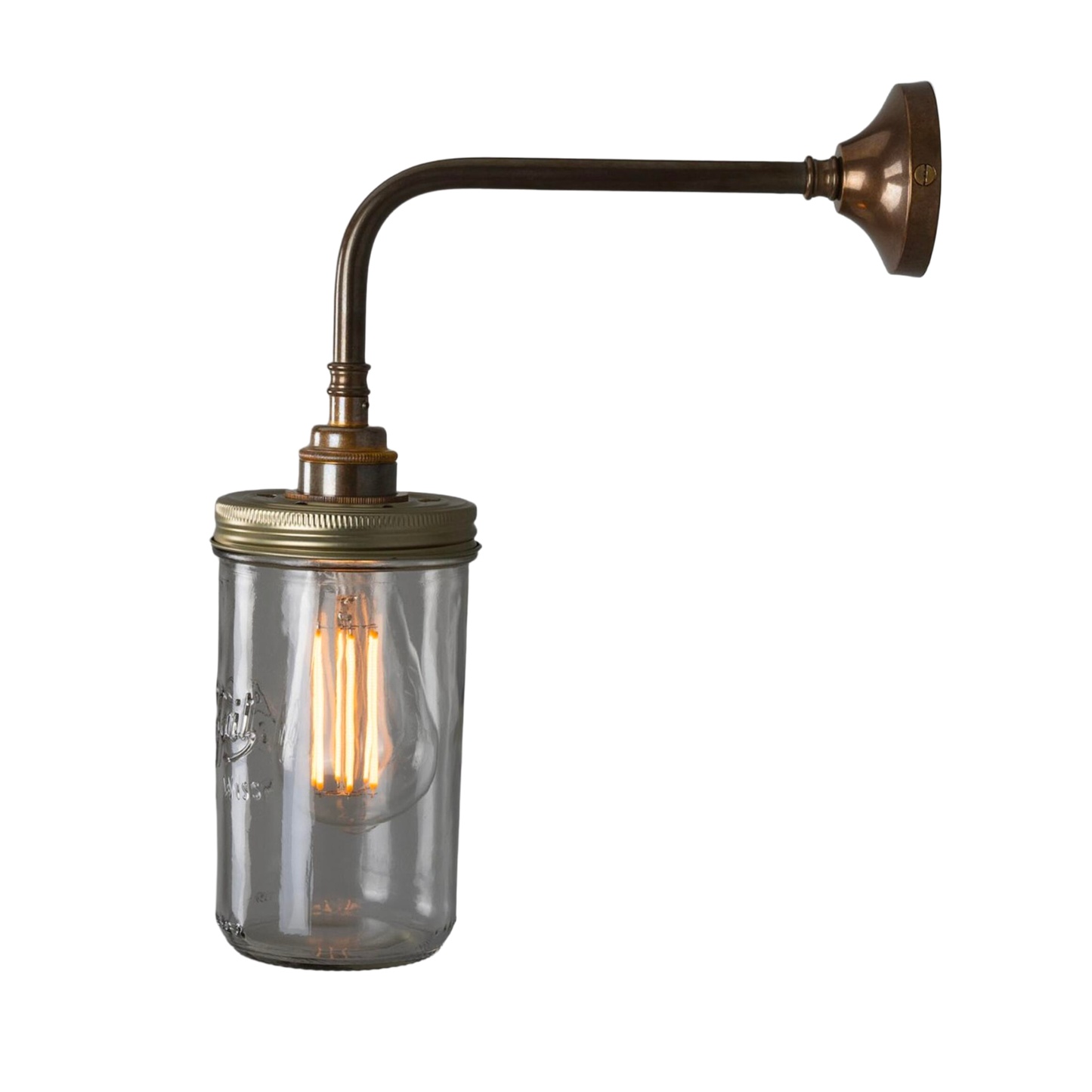 JAM JAR - Vintage Glass Wall Light