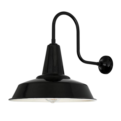 HEX - Industrial Factory Swan Neck Wall Light
