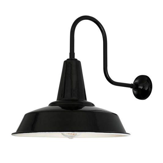 HEX - Industrial Factory Swan Neck Wall Light