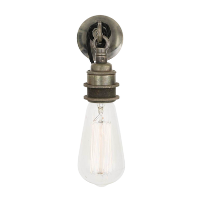 REHAU - Industrial Bare Bulb Wall Light on Hook
