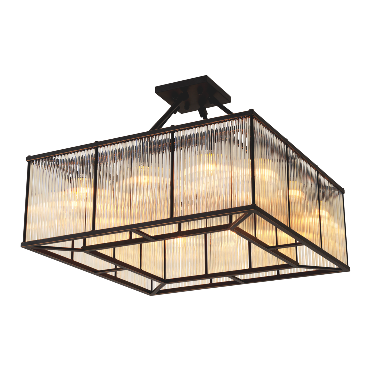 BERNARDI PLAFOND SQUARE - Bronze 80x80