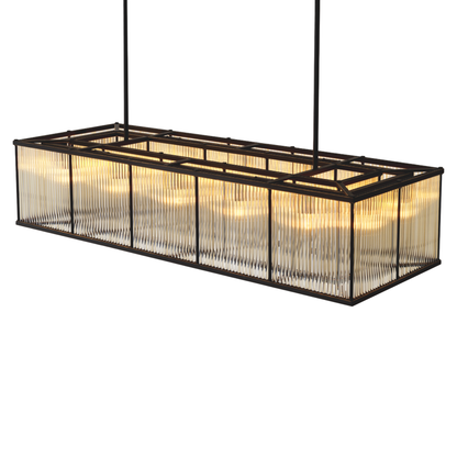 BERNARDI PLAFOND RECTANGULAR - Bronze 140x50