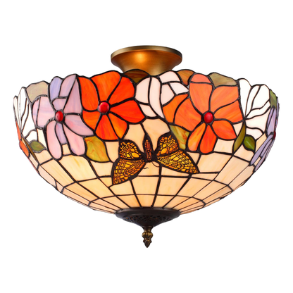 TROPISK Tiffany Plafond. Diam 40cm