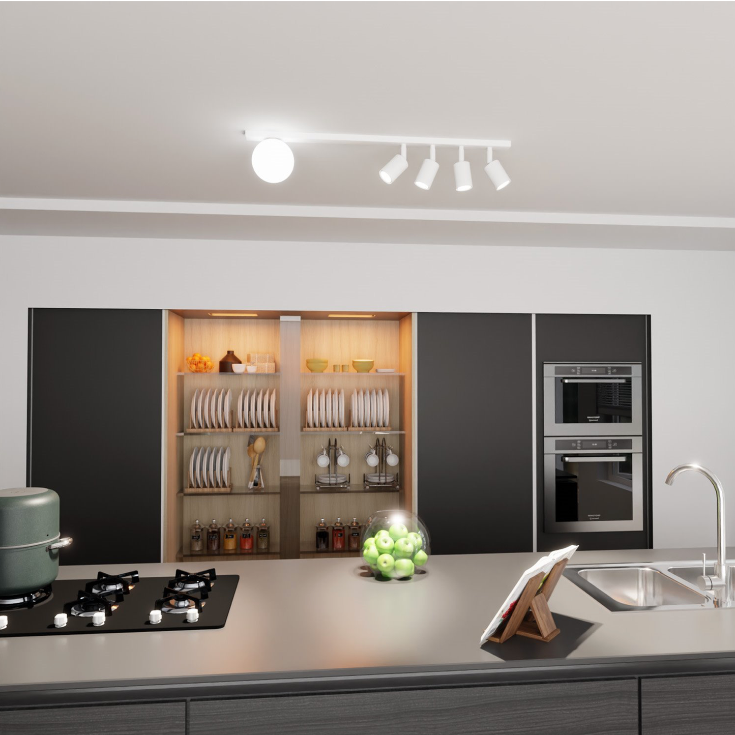 BASTER 5 - Spotlights med glob