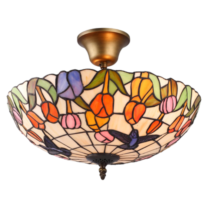 TULPANER Tiffany Plafond. Diam 40cm