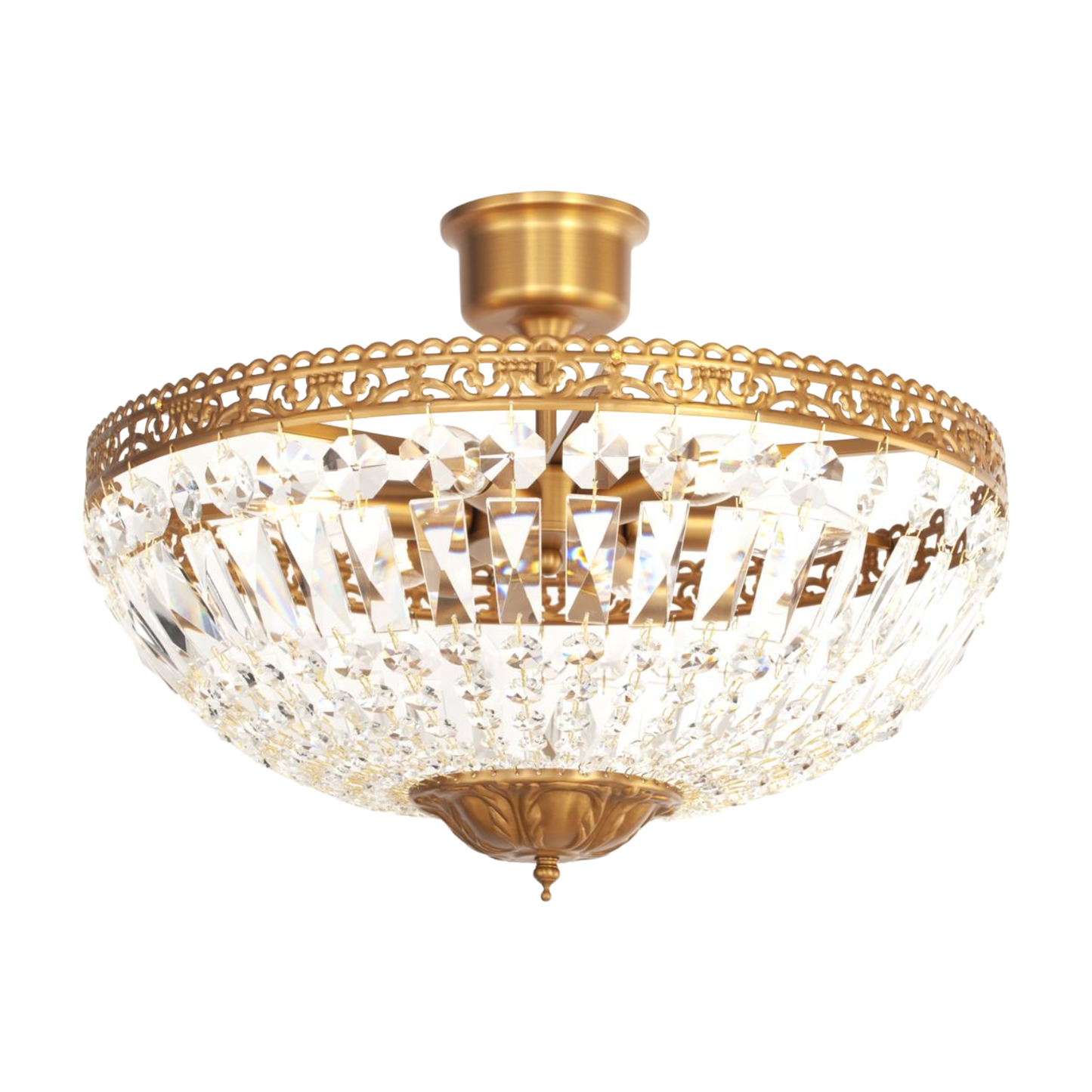 CLASSIC PLAFOND - Mellan Borstad Mässing D47xH29