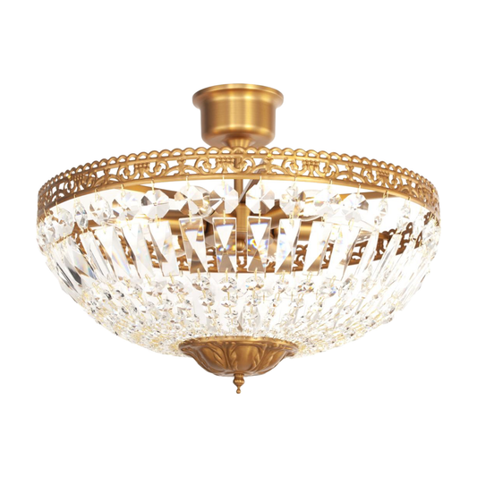 CLASSIC PLAFOND - Mellan Borstad Mässing D47xH29