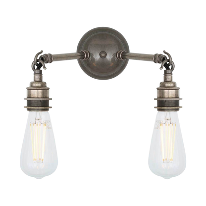 ARRIGO - Double Bare Bulb Wall Light