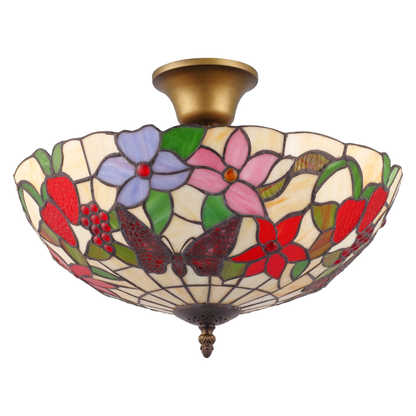 BALI Tiffany Plafond. Diam 40cm