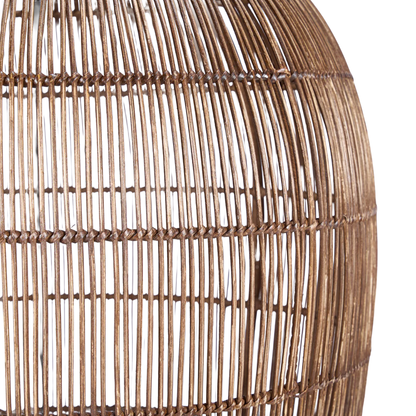THE WOVEN BELL PENDANT - Dark Walnut XL (Höjd 112cm)