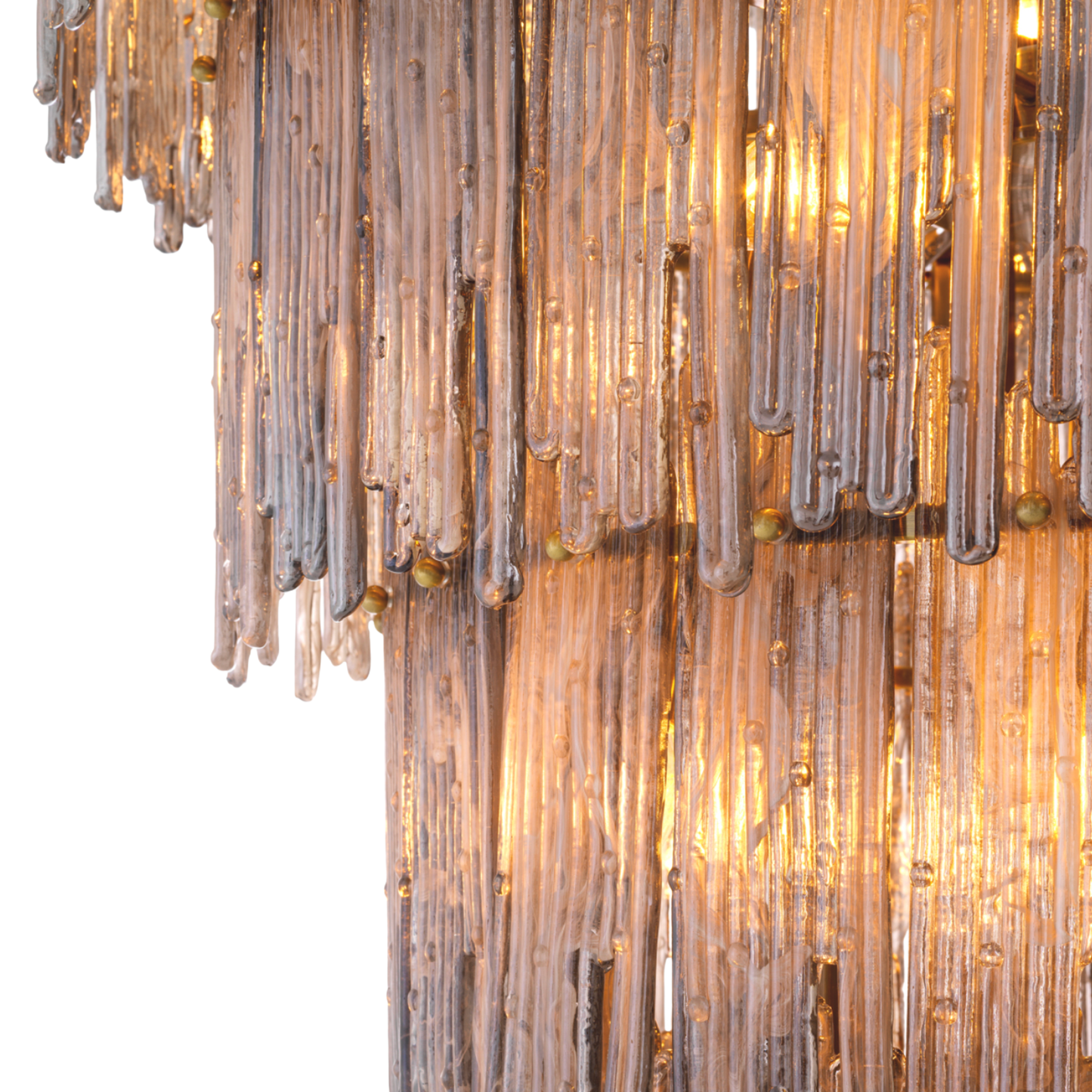 SAINT ROCH TAKKRONA XXL - Rökfärgat glas