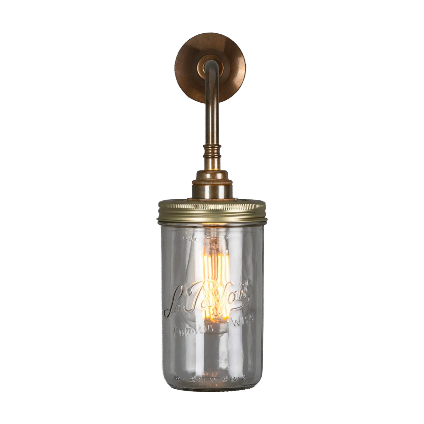 JAM JAR - Vintage Glass Wall Light