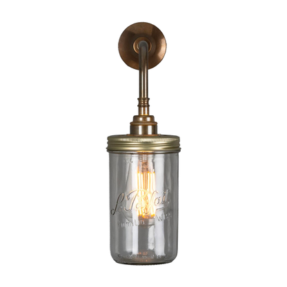 JAM JAR - Vintage Glass Wall Light