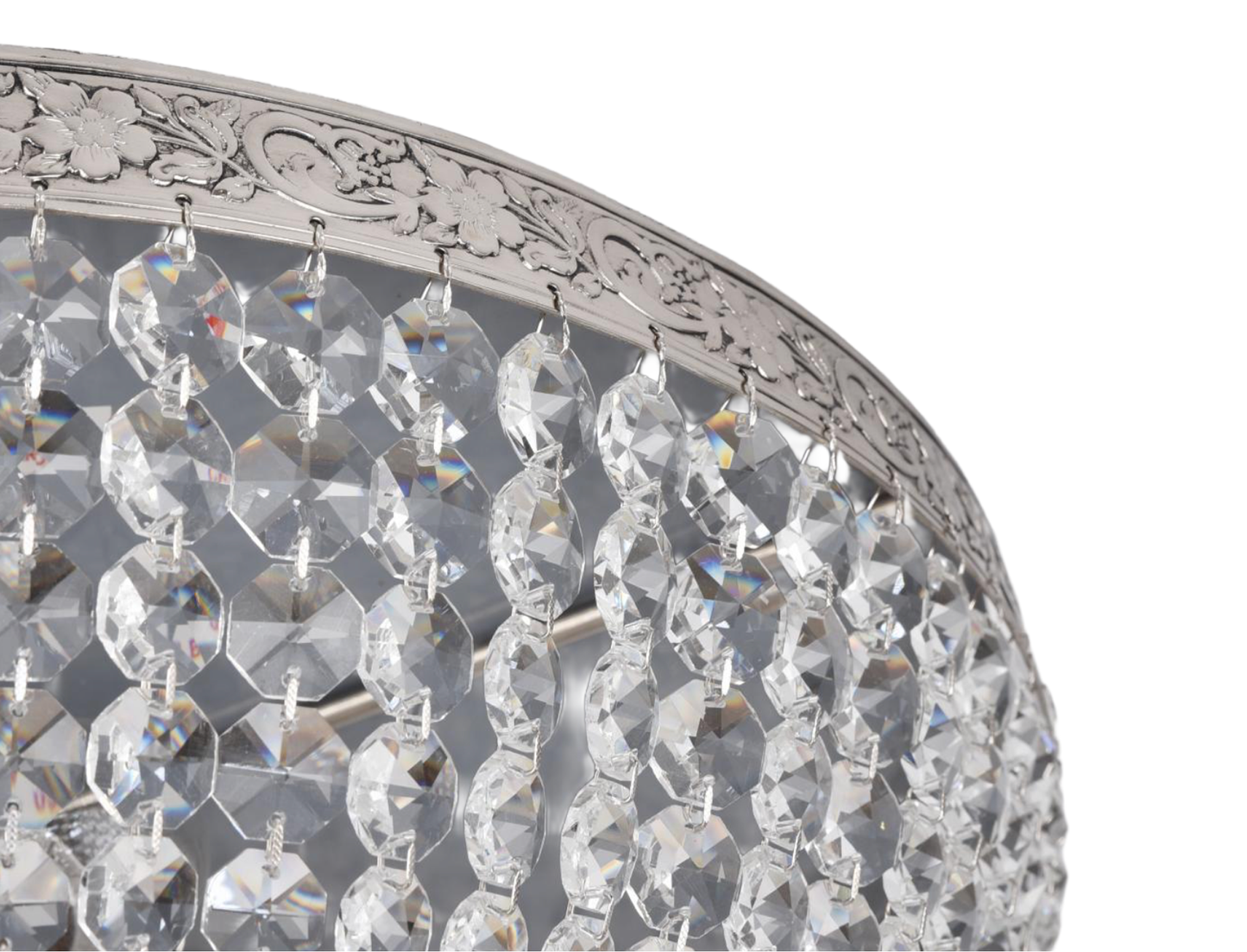 QUEEN PLAFOND - Nickel D50xH44
