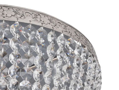 QUEEN PLAFOND - Nickel D50xH44