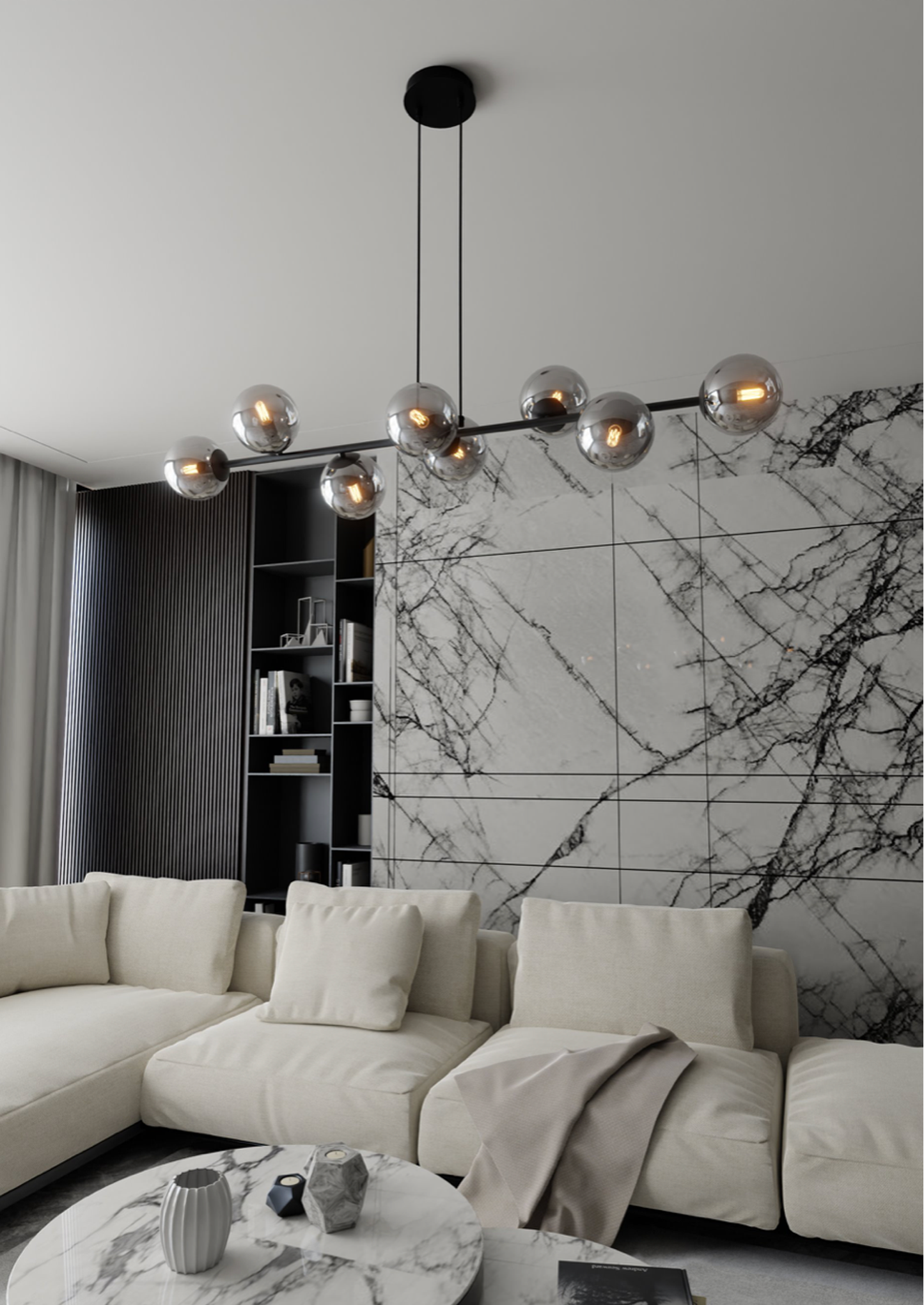 ROSSI 8 - Svart/Grafit 140cm