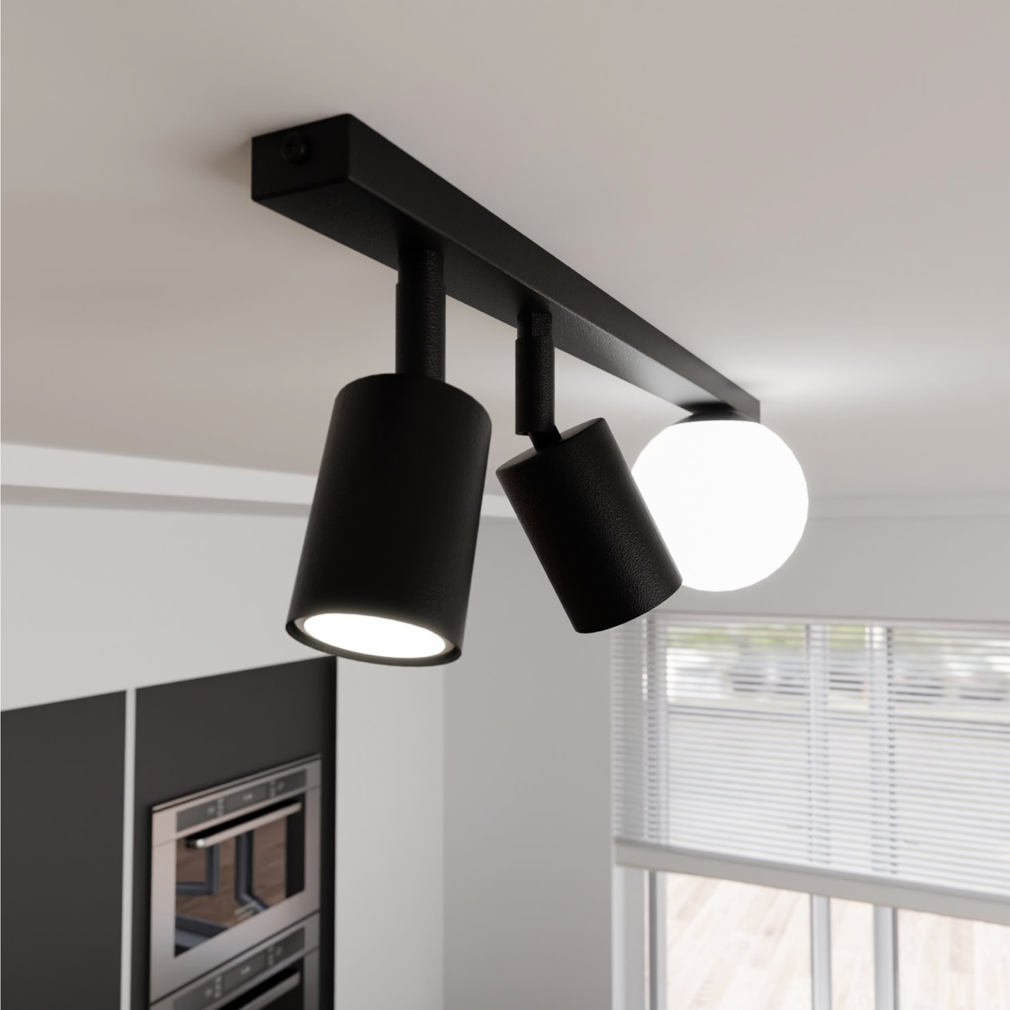 BASTER 3 - Spotlights med glob