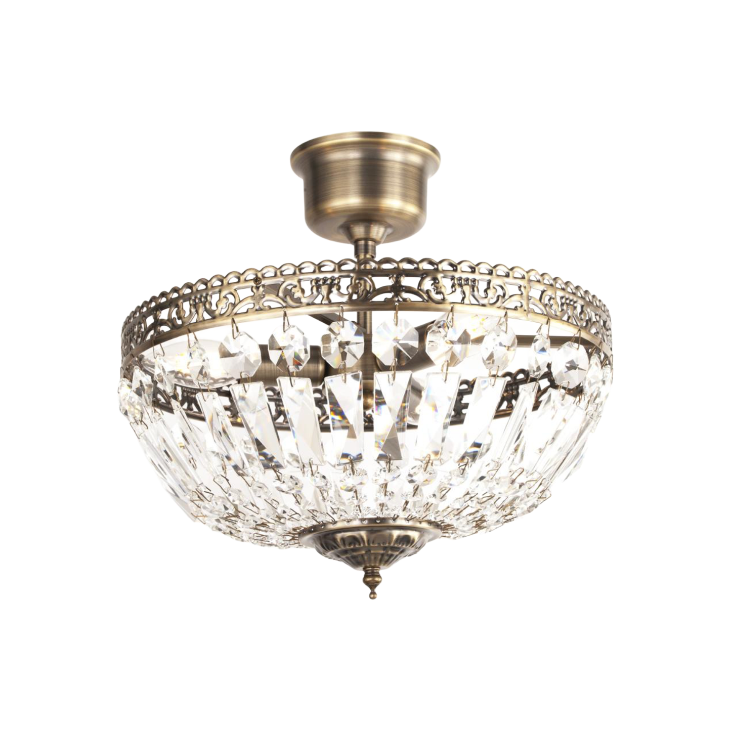 CLASSIC PLAFOND - Liten Antik Mässing D35xH26