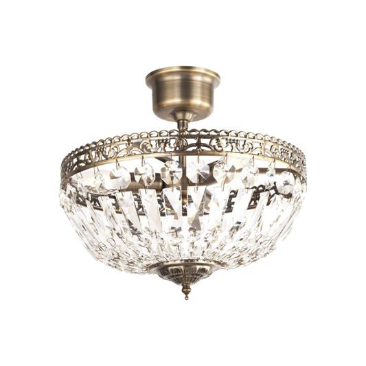 CLASSIC PLAFOND - Liten Antik Mässing D35xH26