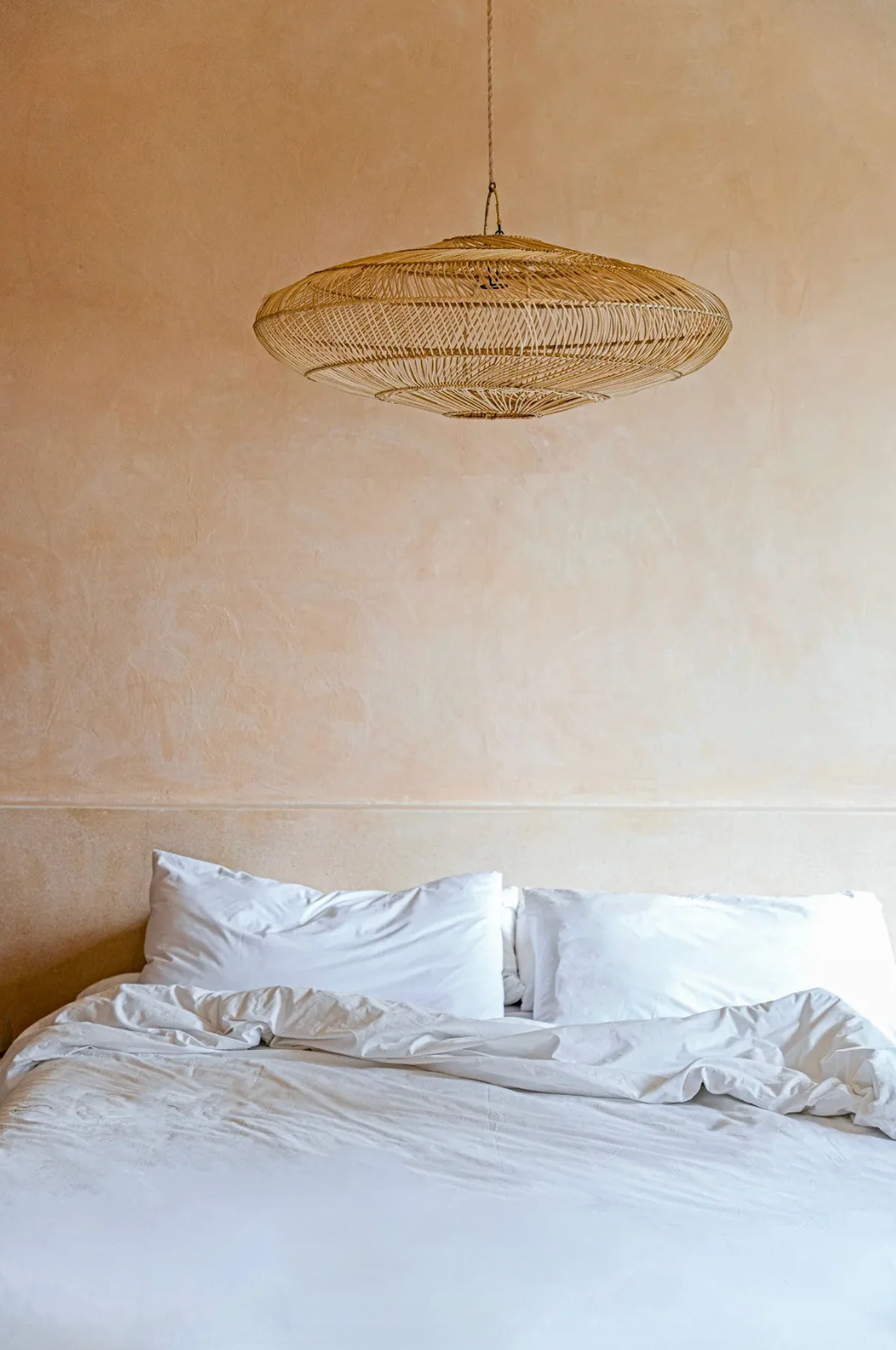 THE MACARON - Pendant Natural L (Diam 110cm)