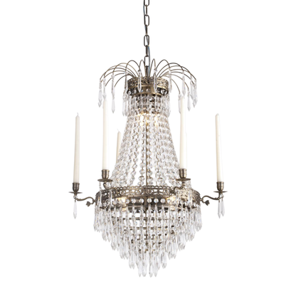 EMPIRE CLASSIC NY 6-Arm - Mellan Antik Mässing. D55xH84