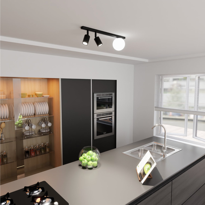 BASTER 3 - Spotlights med glob