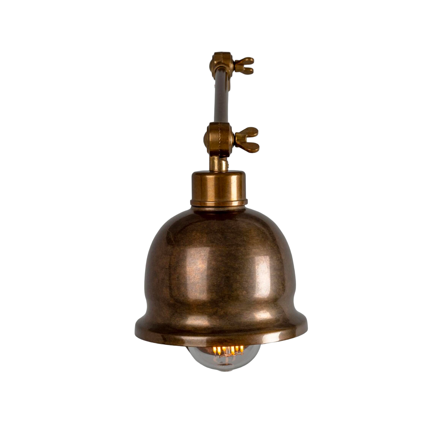 DALE - Vintage Adjustable Brass Picture Light