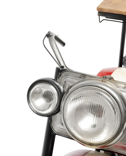 BAR MOTORBIKE - Vintage Röd, 208x99cm