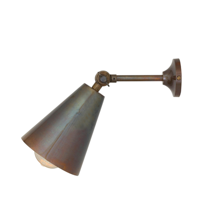 MOYA - Adjustable Brass Wall Light 14cm