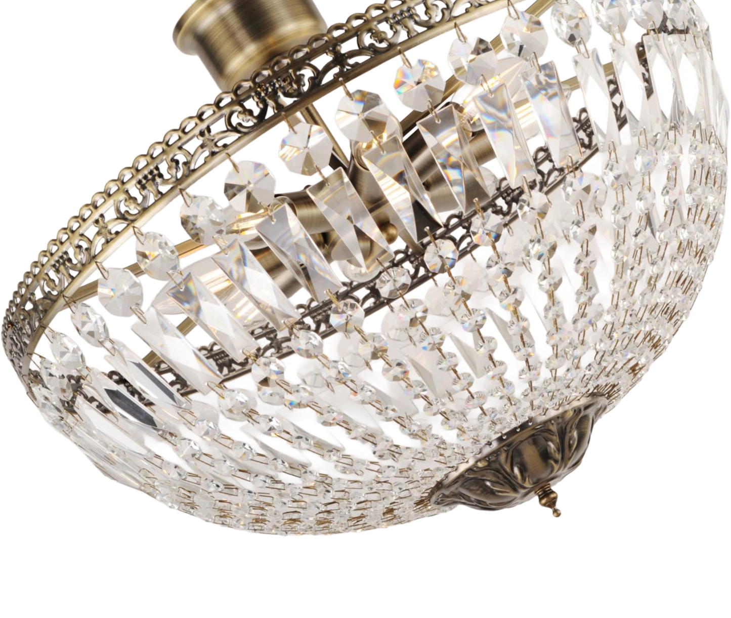 CLASSIC PLAFOND - Stor Antik Mässing D56xH36