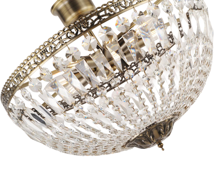 CLASSIC PLAFOND - Stor Antik Mässing D56xH36