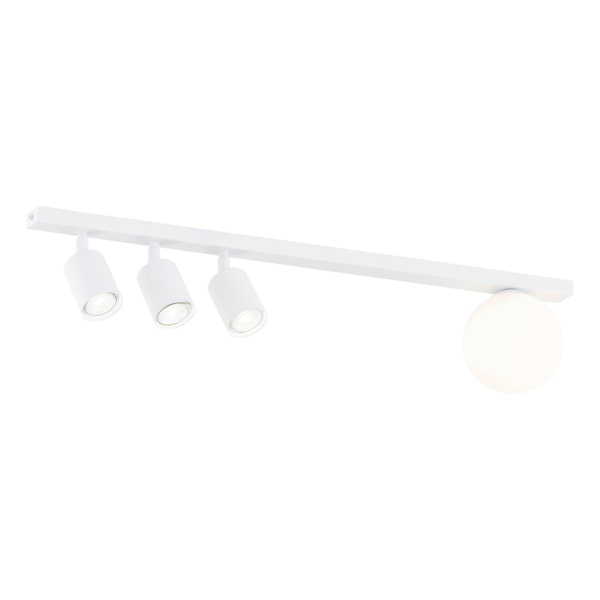 TAKLAMPA BASTER 4 - Spotlights med glob