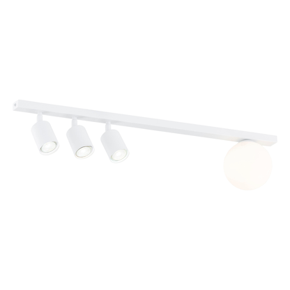 TAKLAMPA BASTER 4 - Spotlights med glob