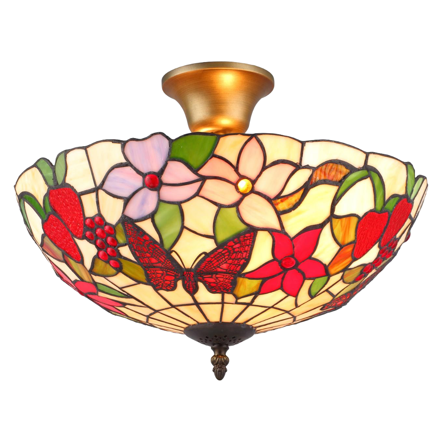 BALI Tiffany Plafond. Diam 40cm