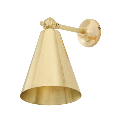 MOYA - Adjustable Brass Wall Light 14cm