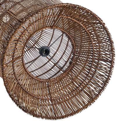 THE WOVEN BELL PENDANT - Dark Walnut XL (Höjd 112cm)