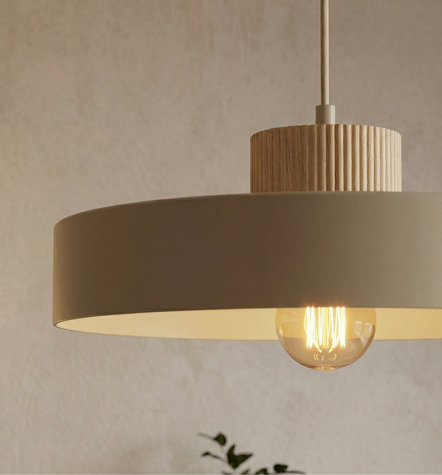 TAKLAMPA KIVI - Mokka 35cm