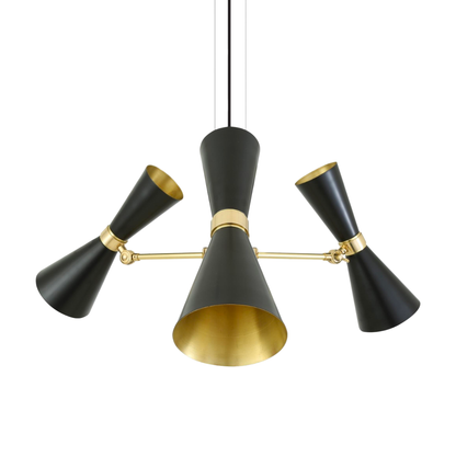 CAIRO - Mid-Century Chandelier, Three-Arm