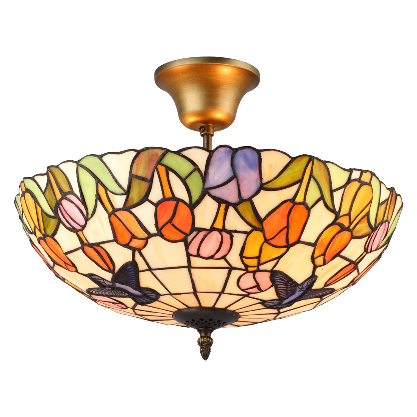 TULPANER Tiffany Plafond. Diam 40cm