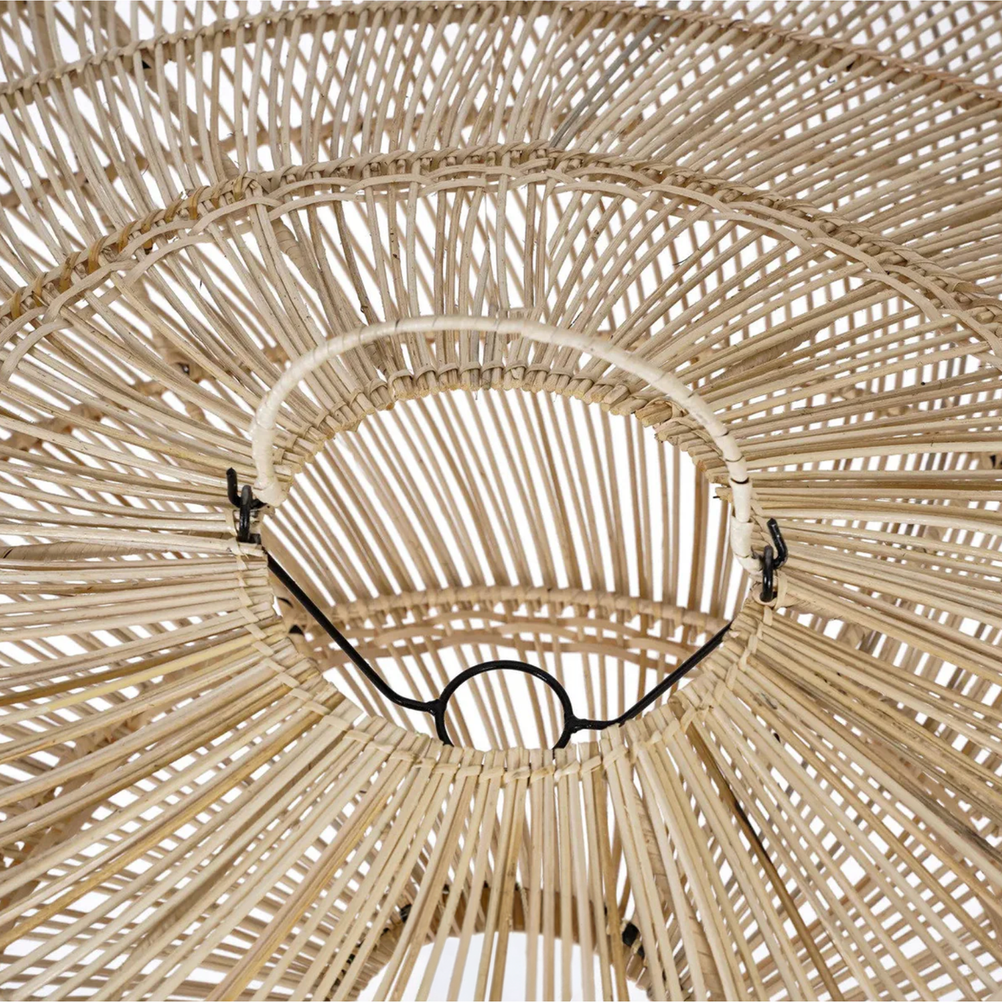 THE MACARON - Pendant Natural L (Diam 110cm)
