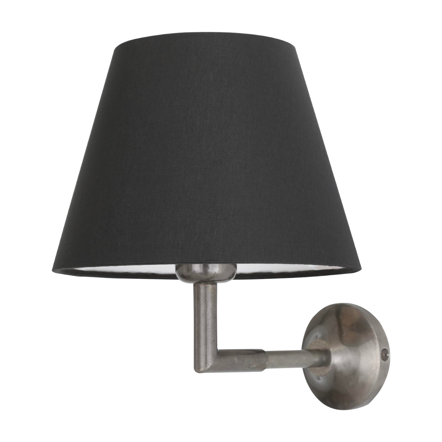 KILKEE - Modern Brass Wall Light with Fabric Shade