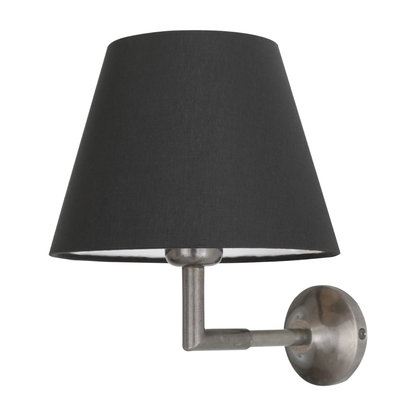 KILKEE - Modern Brass Wall Light with Fabric Shade