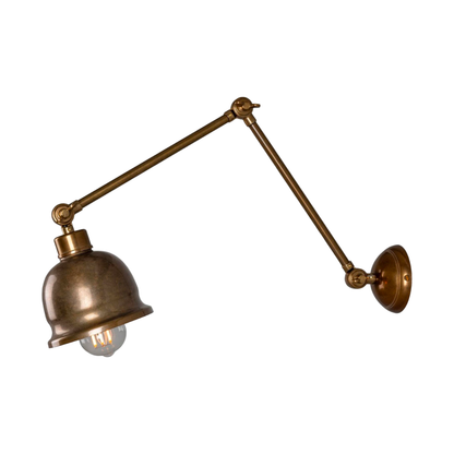 DALE - Vintage Adjustable Brass Picture Light