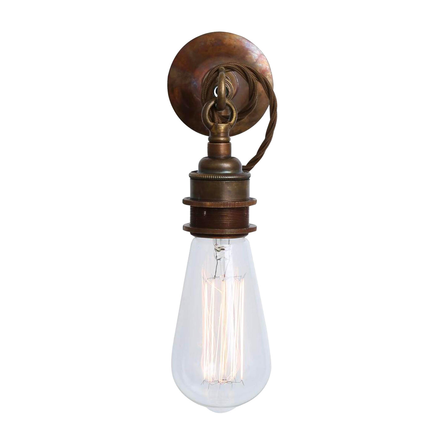REHAU - Industrial Bare Bulb Wall Light on Hook