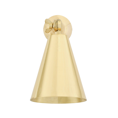 MOYA - Adjustable Brass Wall Light 14cm
