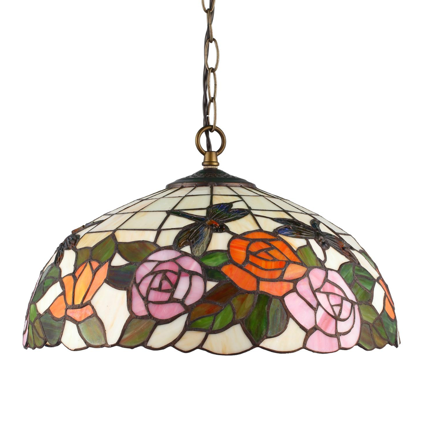 ROSOR Tiffany Taklampa. Diam 41cm