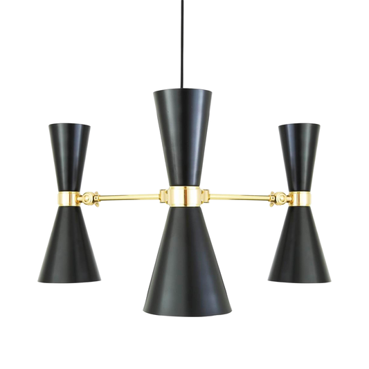 CAIRO - Mid-Century Chandelier, Three-Arm