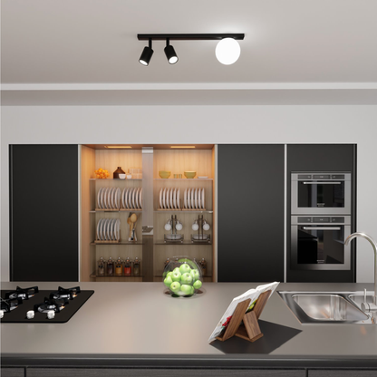 BASTER 3 - Spotlights med glob